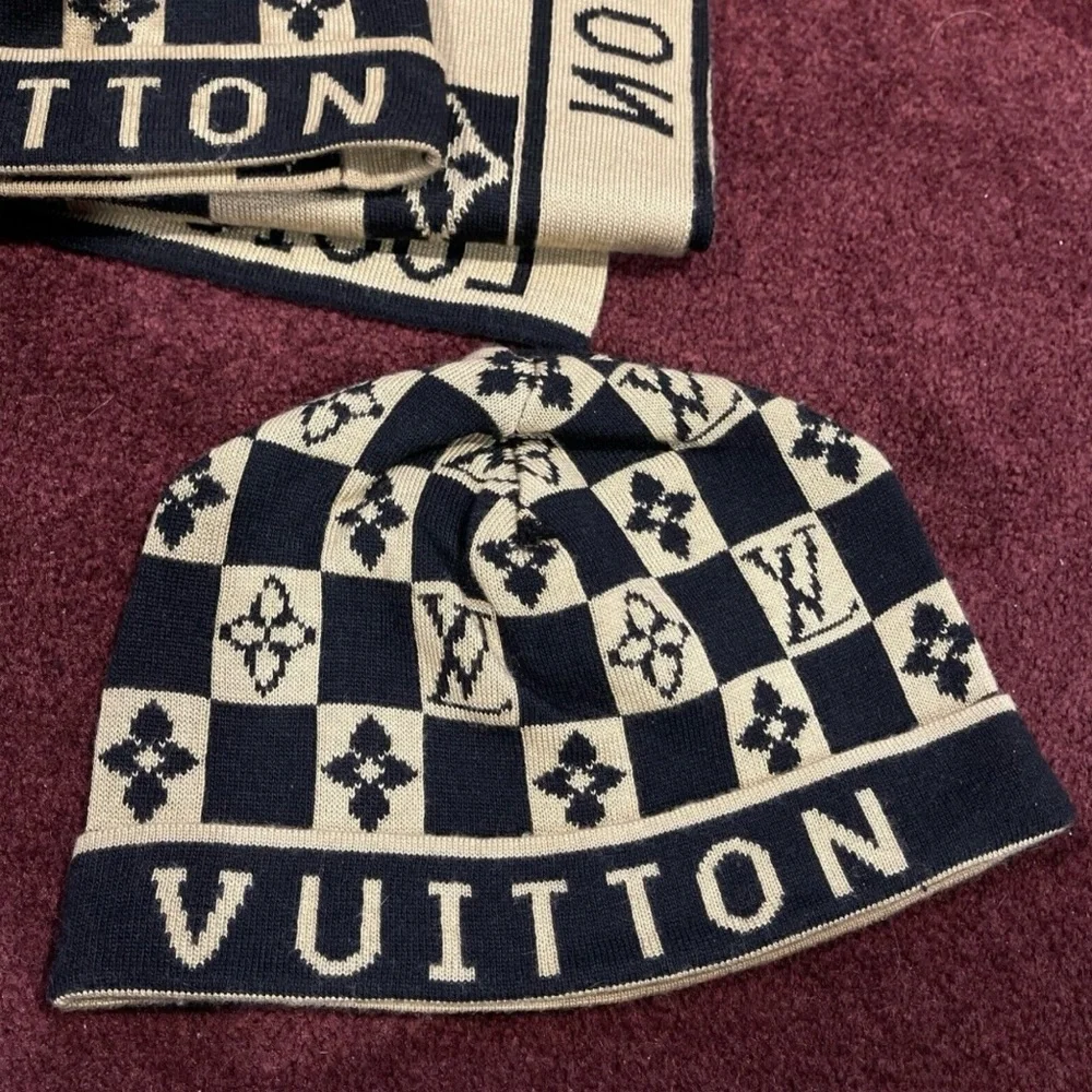 NWOT Brand 🆕 Louis Vuitton Skull Cap 🖤🤎 - Picture 2 of 4